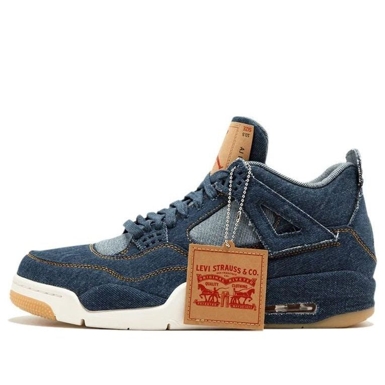 Jordan 4 Retro Levi’s Denim (Tag With Levi’s Logo)