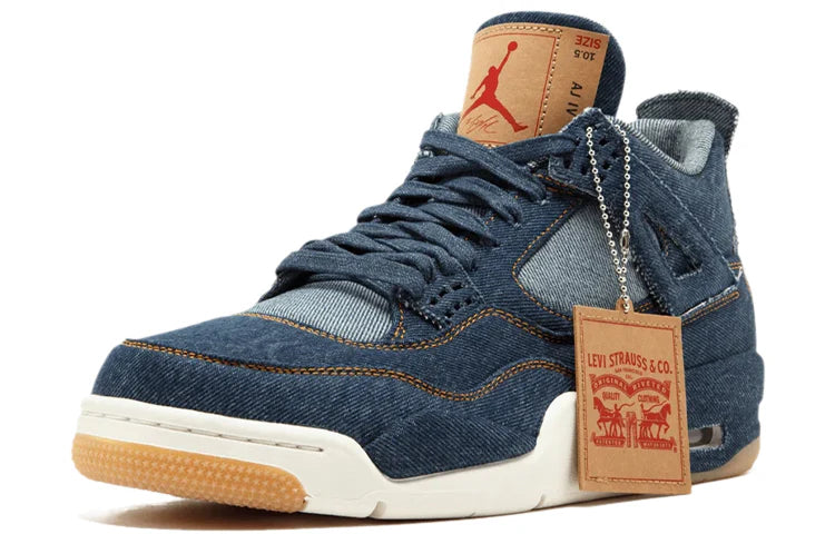 Jordan 4 Retro Levi’s Denim (Tag With Levi’s Logo)