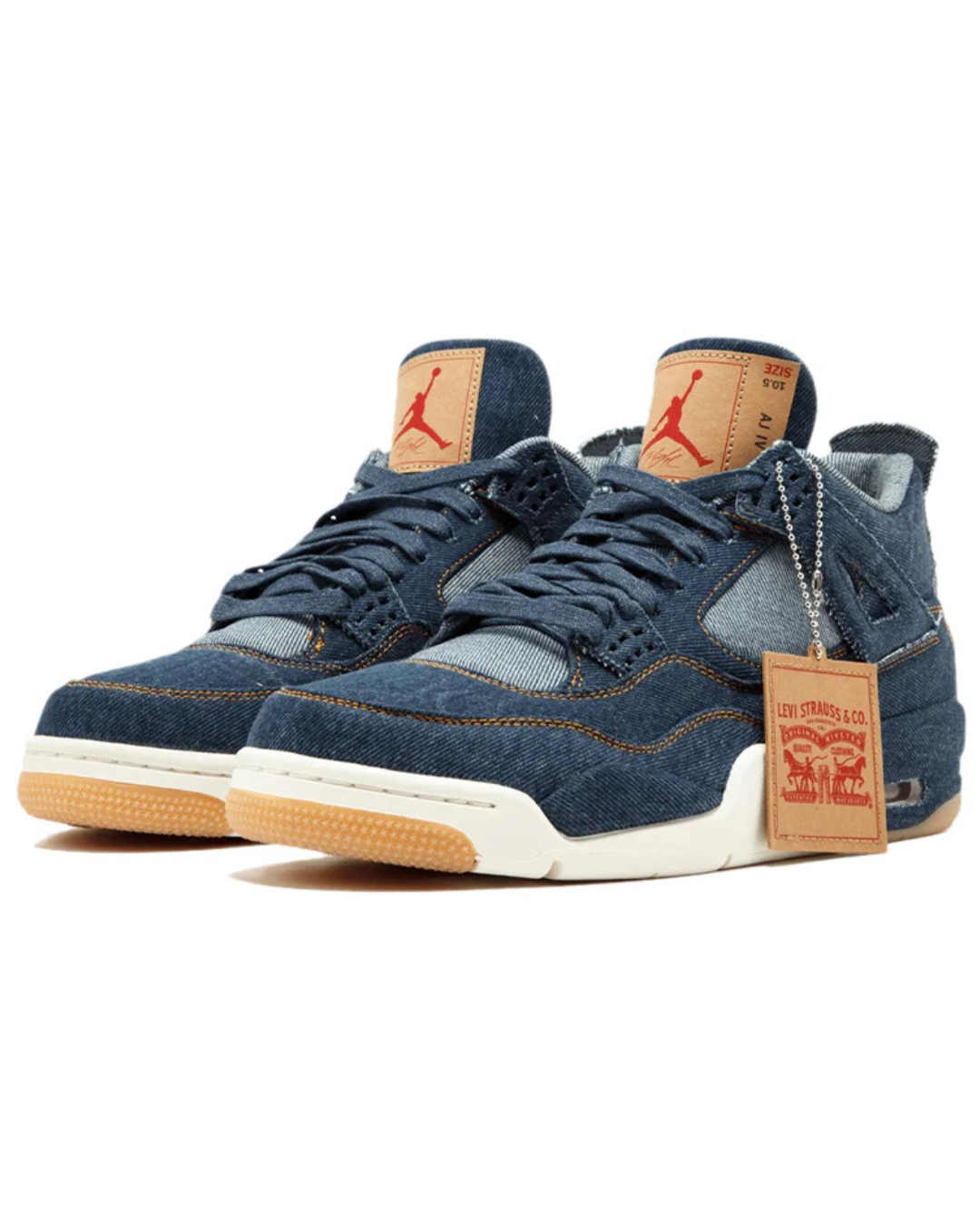 Jordan 4 Retro Levi’s Denim (Tag With Levi’s Logo)